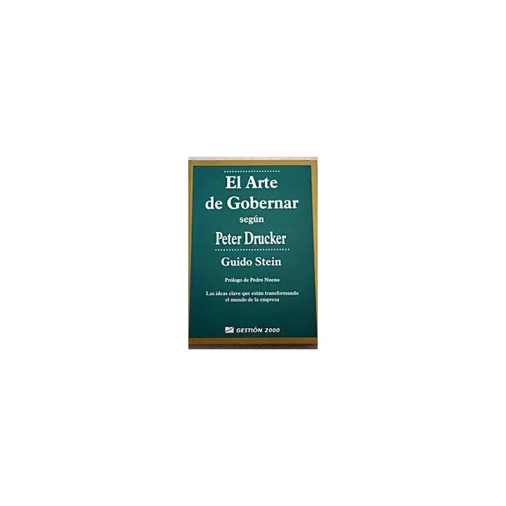 Arte de gobernar segun peter drucker